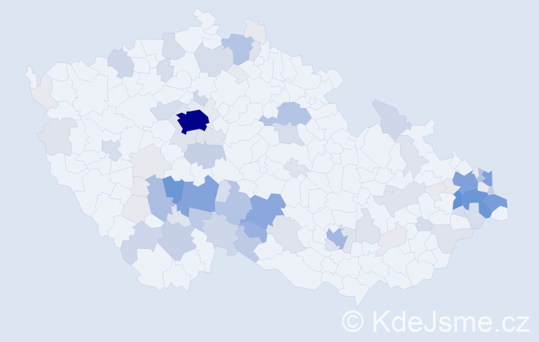 Příjmení: 'Buzek', počet výskytů 361 v celé ČR