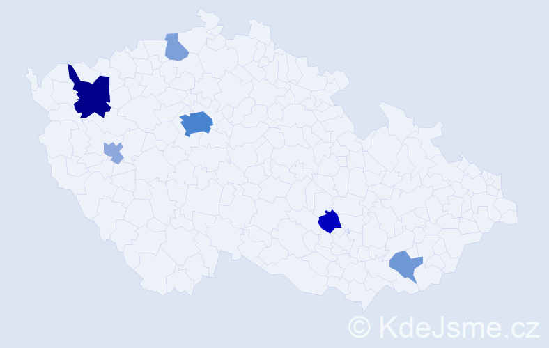 Příjmení: 'Martynova', počet výskytů 20 v celé ČR
