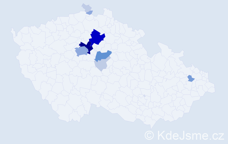 Příjmení: 'Abíková', počet výskytů 32 v celé ČR