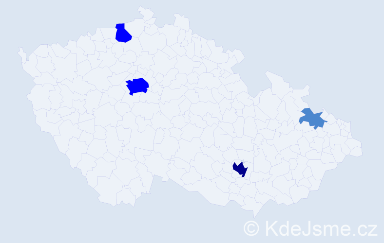 Příjmení: 'Ruggieri', počet výskytů 8 v celé ČR
