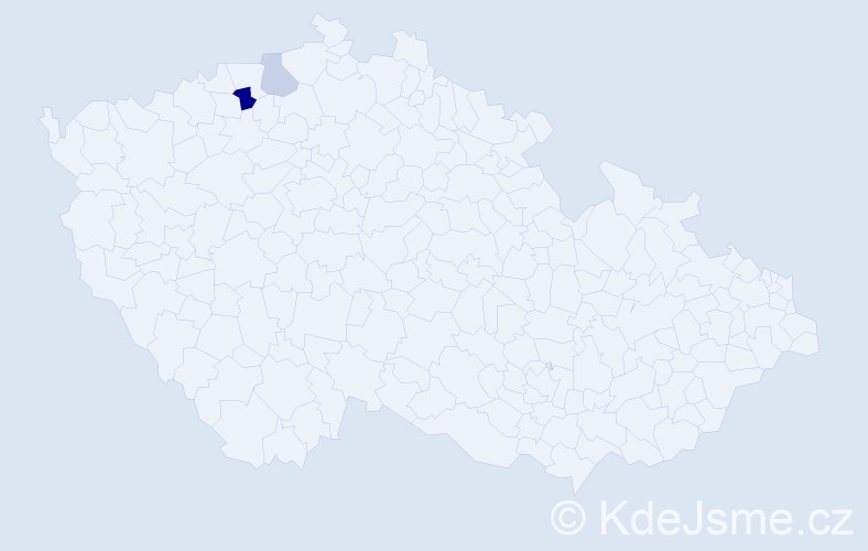 Příjmení: 'Stakič', počet výskytů 7 v celé ČR