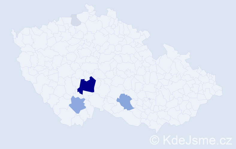 Příjmení: 'Krätzer', počet výskytů 26 v celé ČR