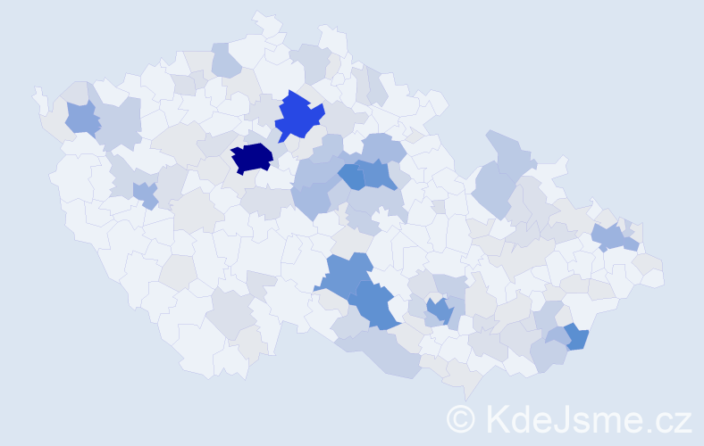 Příjmení: 'Míčová', počet výskytů 406 v celé ČR