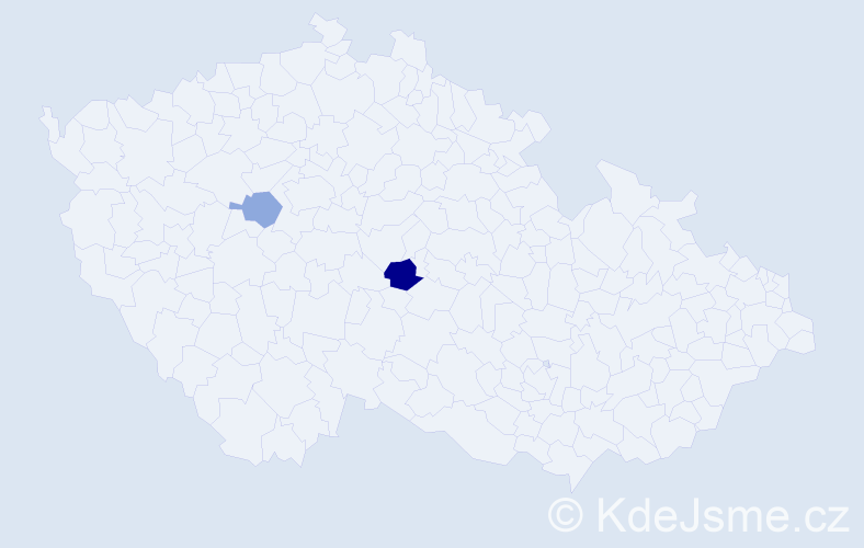 Příjmení: 'Egartová', počet výskytů 6 v celé ČR