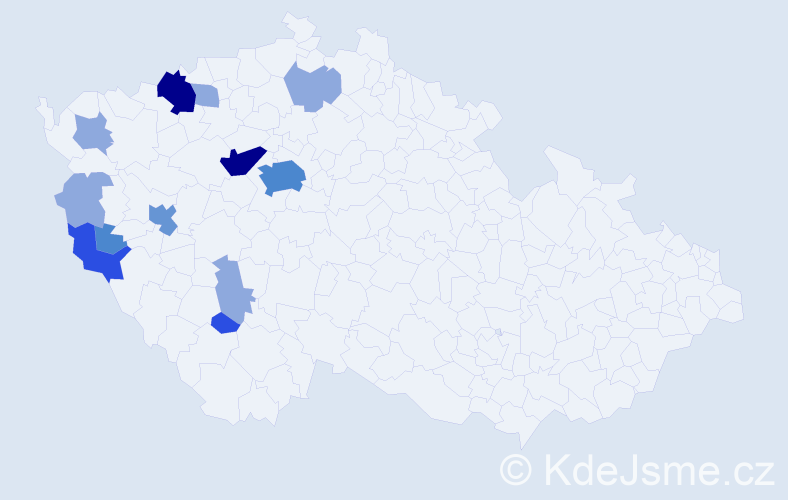Příjmení: 'Mašlová', počet výskytů 42 v celé ČR