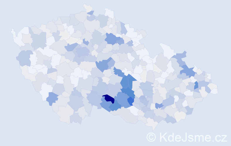 Příjmení: 'Chalupa', počet výskytů 2234 v celé ČR