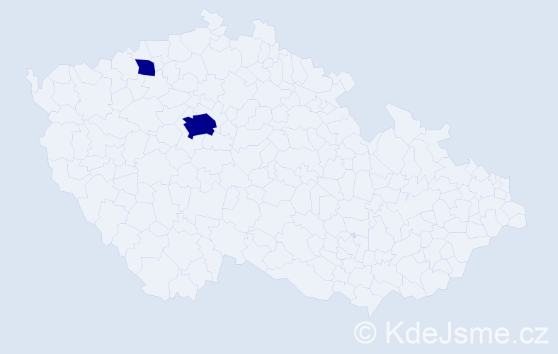 Příjmení: 'Tylle', počet výskytů 4 v celé ČR