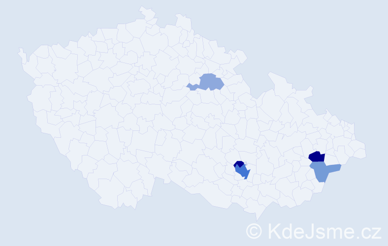 Příjmení: 'Gehringer', počet výskytů 11 v celé ČR