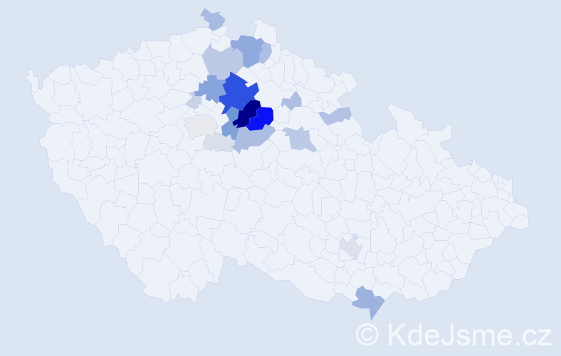 Příjmení: 'Fadrhoncová', počet výskytů 95 v celé ČR