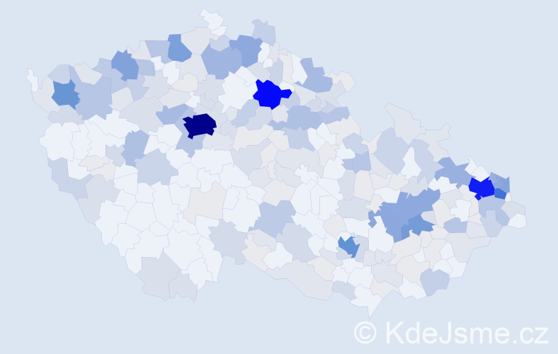 Příjmení: 'Daniš', počet výskytů 798 v celé ČR
