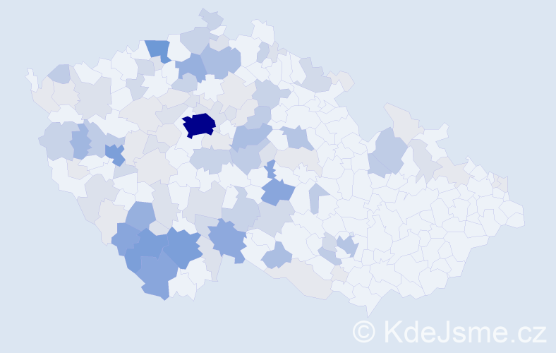 Příjmení: 'Štrobl', počet výskytů 357 v celé ČR