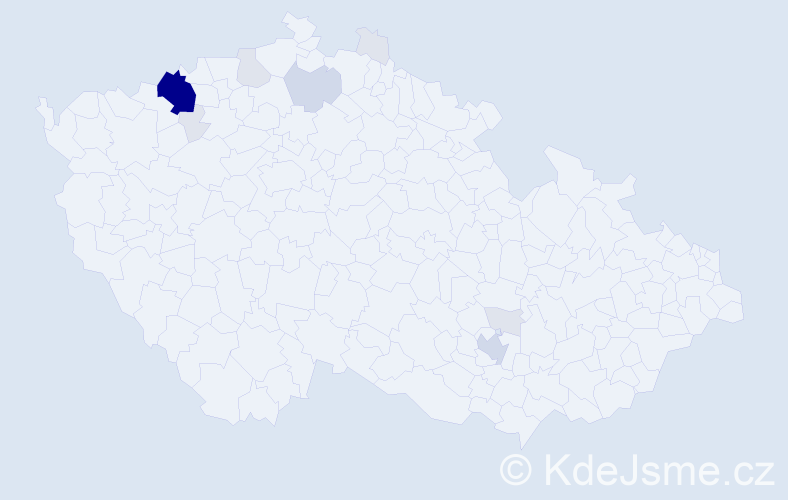 Příjmení: 'Malcovský', počet výskytů 40 v celé ČR
