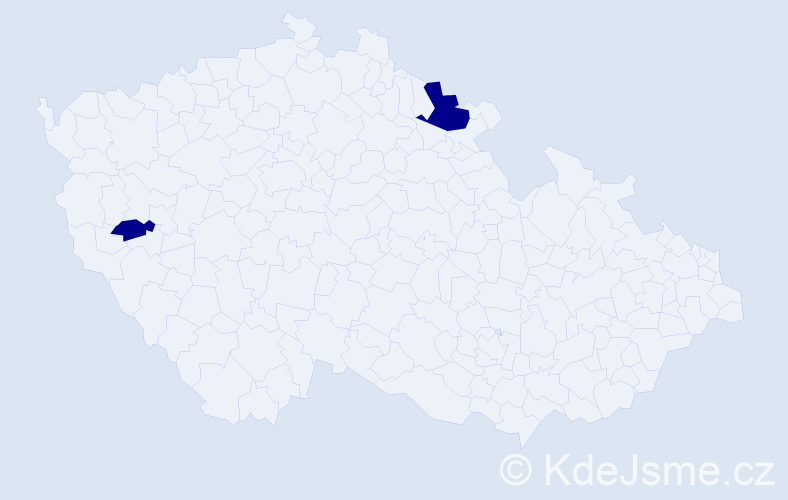 Příjmení: 'Bočarovová', počet výskytů 2 v celé ČR