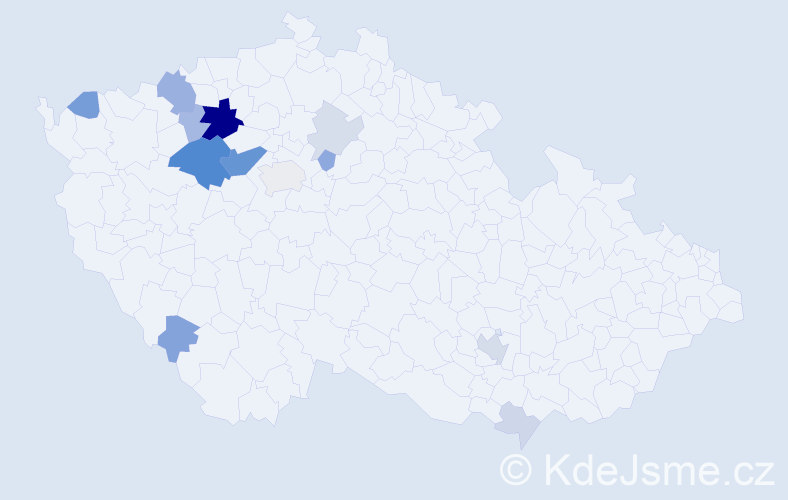 Příjmení: 'Vurbs', počet výskytů 38 v celé ČR