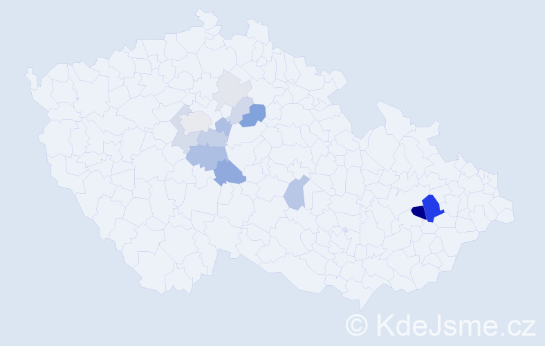 Příjmení: 'Molinari', počet výskytů 36 v celé ČR