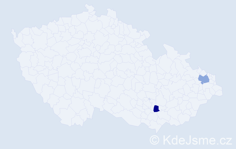 Příjmení: 'Szpaczek', počet výskytů 3 v celé ČR