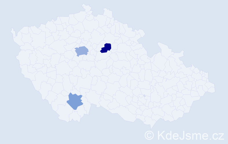 Příjmení: 'Chistyakov', počet výskytů 6 v celé ČR