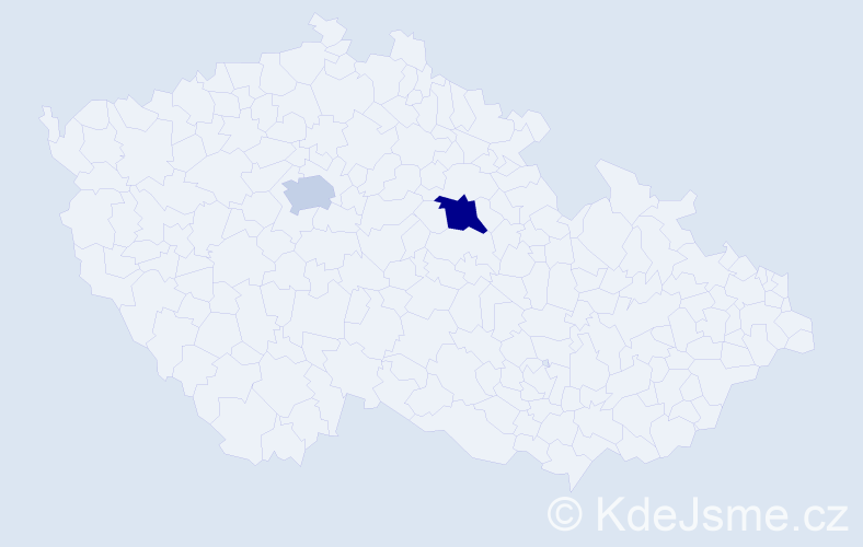 Příjmení: 'Castellón', počet výskytů 5 v celé ČR