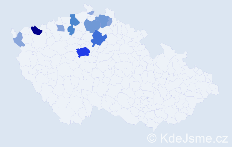 Příjmení: 'Domalípová', počet výskytů 41 v celé ČR