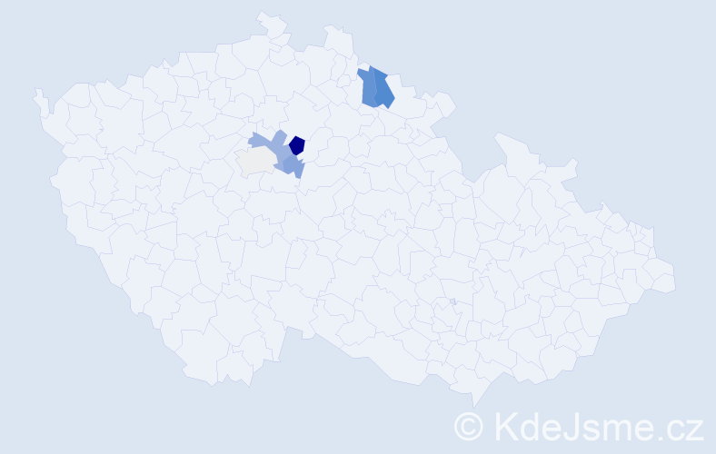 Příjmení: 'Neuhäuselová', počet výskytů 15 v celé ČR