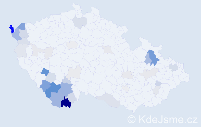 Příjmení: 'Korch', počet výskytů 138 v celé ČR