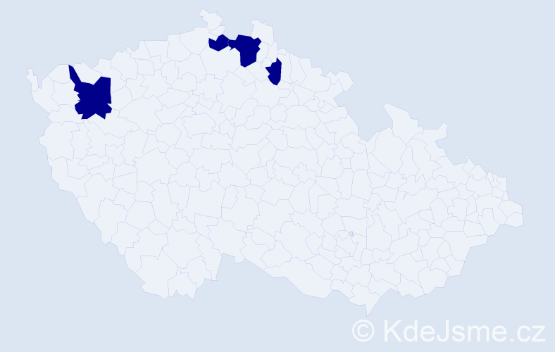 Příjmení: 'Dierzéová', počet výskytů 4 v celé ČR