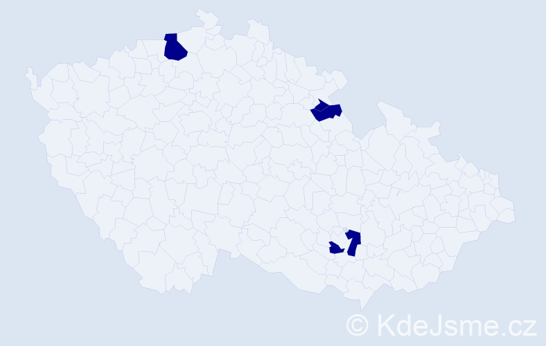 Příjmení: 'Rosolanková', počet výskytů 4 v celé ČR