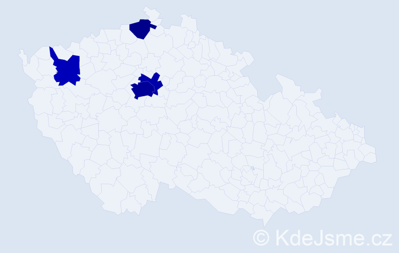 Příjmení: 'Lanská', počet výskytů 12 v celé ČR