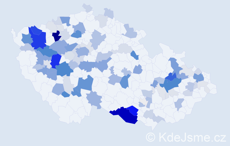 Příjmení: 'Herold', počet výskytů 341 v celé ČR