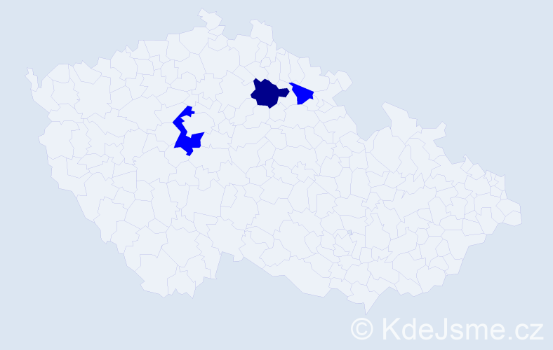 Příjmení: 'Skopár', počet výskytů 7 v celé ČR