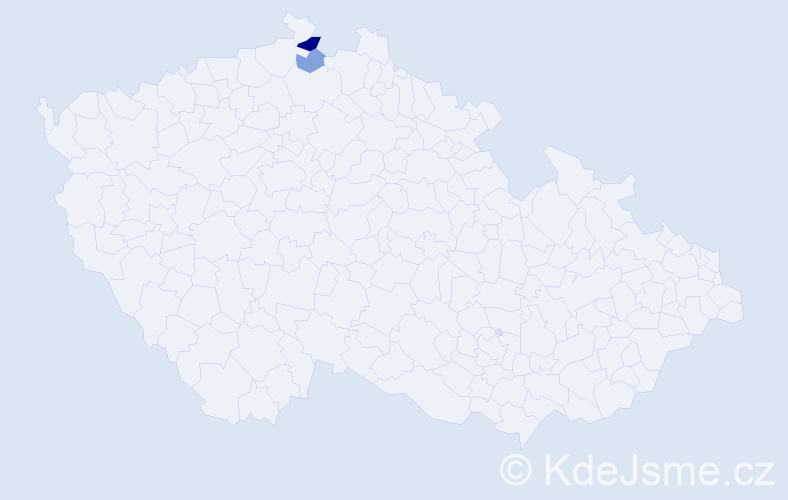 Příjmení: 'Solloch', počet výskytů 4 v celé ČR