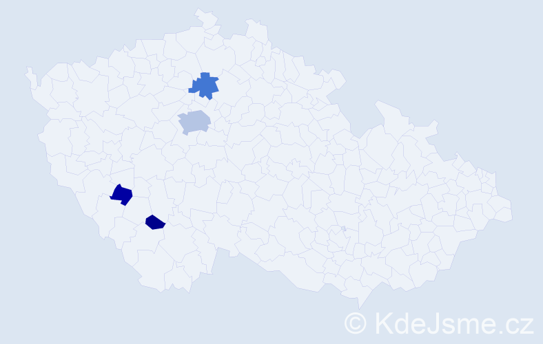 Příjmení: 'Sejkotová', počet výskytů 11 v celé ČR