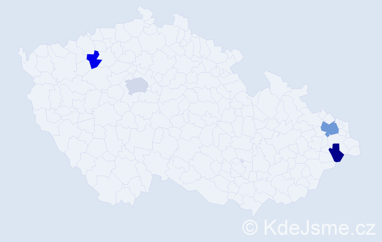 Příjmení: 'Nitschmann', počet výskytů 7 v celé ČR