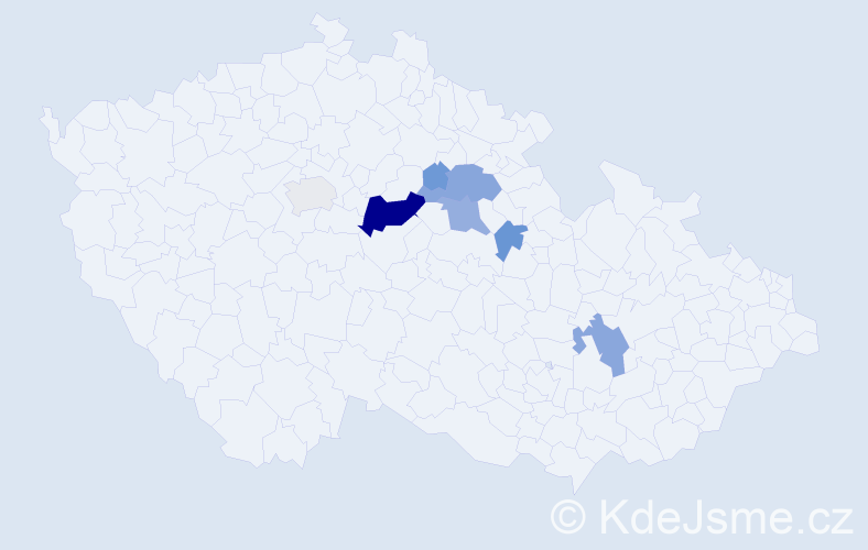 Příjmení: 'Louman', počet výskytů 27 v celé ČR