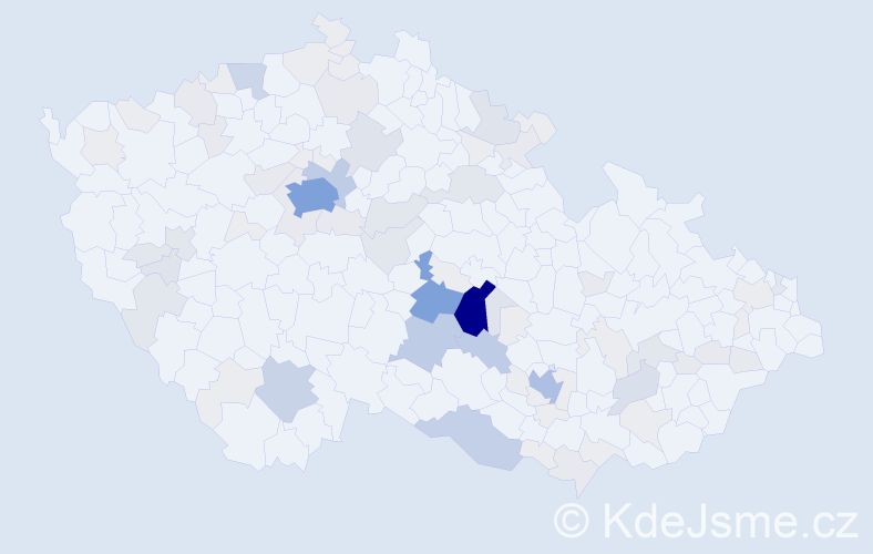 Příjmení: 'Rosecká', počet výskytů 339 v celé ČR