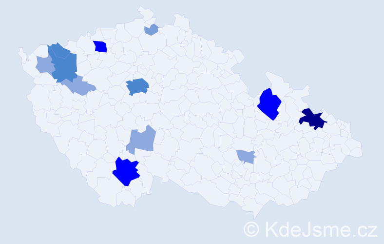 Příjmení: 'Grosserová', počet výskytů 37 v celé ČR