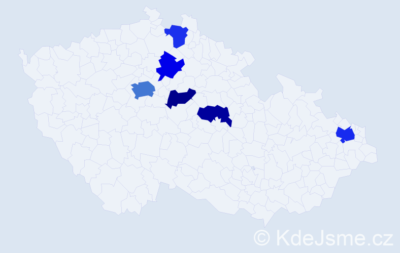 Příjmení: 'Kolesov', počet výskytů 11 v celé ČR