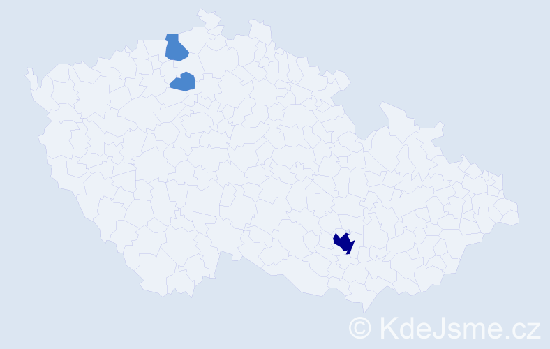 Příjmení: 'Panschabová', počet výskytů 8 v celé ČR
