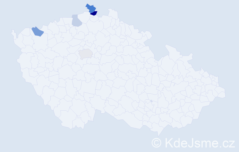 Příjmení: 'Marschner', počet výskytů 24 v celé ČR