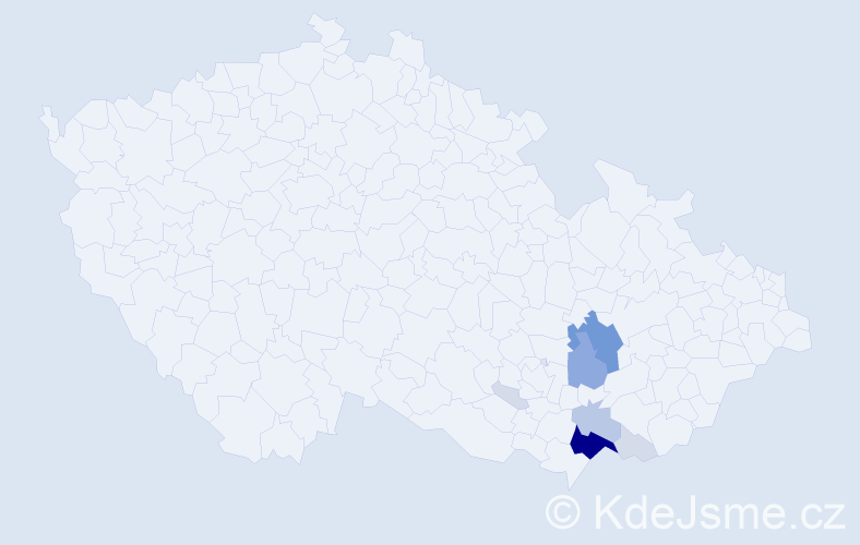 Příjmení: 'Flajsar', počet výskytů 31 v celé ČR