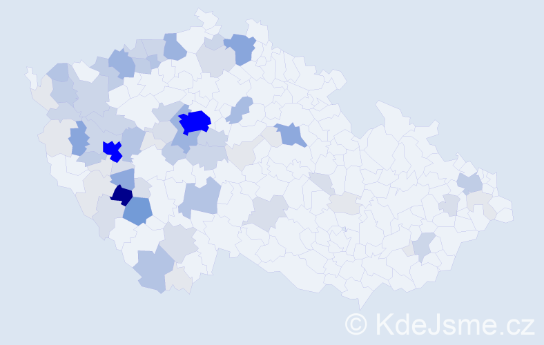 Příjmení: 'Panuška', počet výskytů 290 v celé ČR
