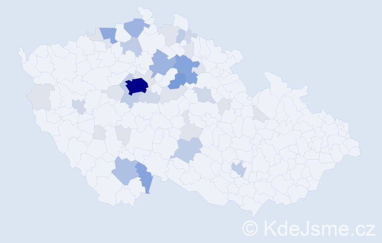 Příjmení: 'Libánská', počet výskytů 117 v celé ČR