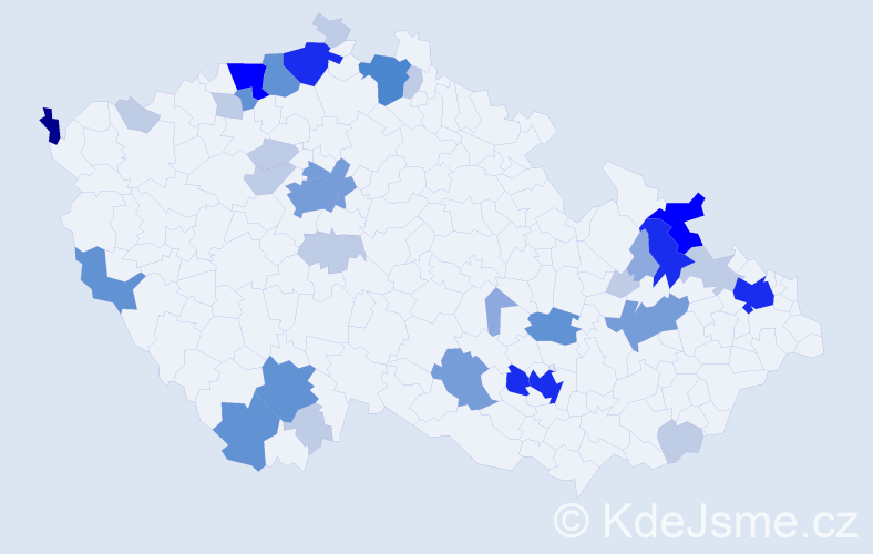 Příjmení: 'Didi', počet výskytů 117 v celé ČR