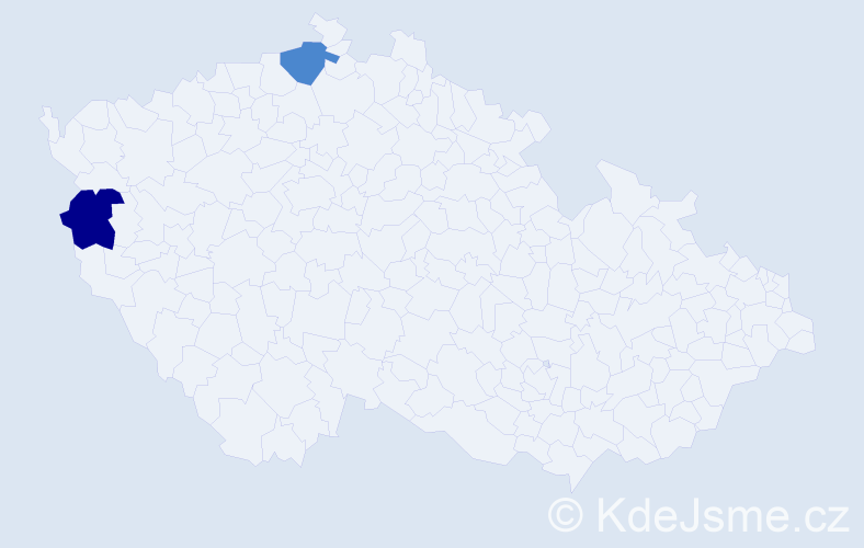 Příjmení: 'Muskur', počet výskytů 2 v celé ČR