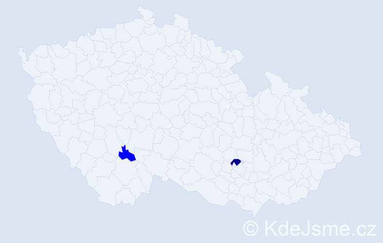 Příjmení: 'Redrup', počet výskytů 3 v celé ČR