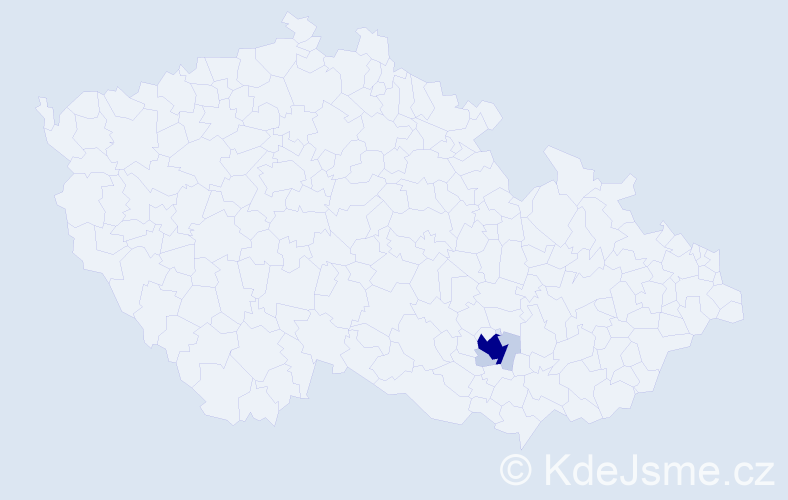 Příjmení: 'Elingr', počet výskytů 12 v celé ČR