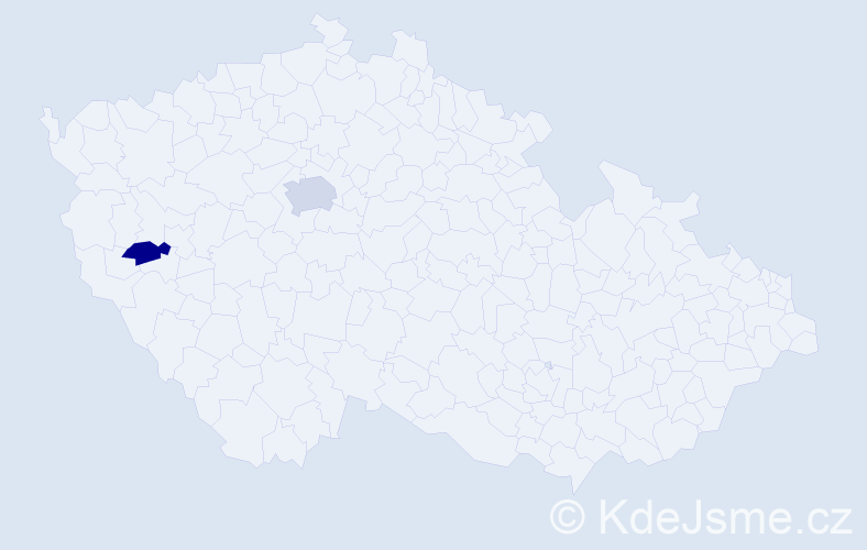 Příjmení: 'Borteychuk', počet výskytů 3 v celé ČR