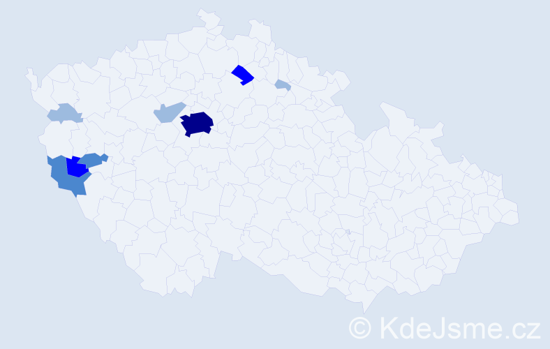 Příjmení: 'Cenefelsová', počet výskytů 17 v celé ČR