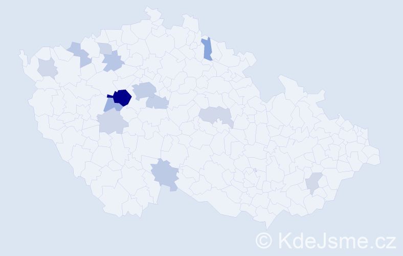 Příjmení: 'Stöcklová', počet výskytů 35 v celé ČR