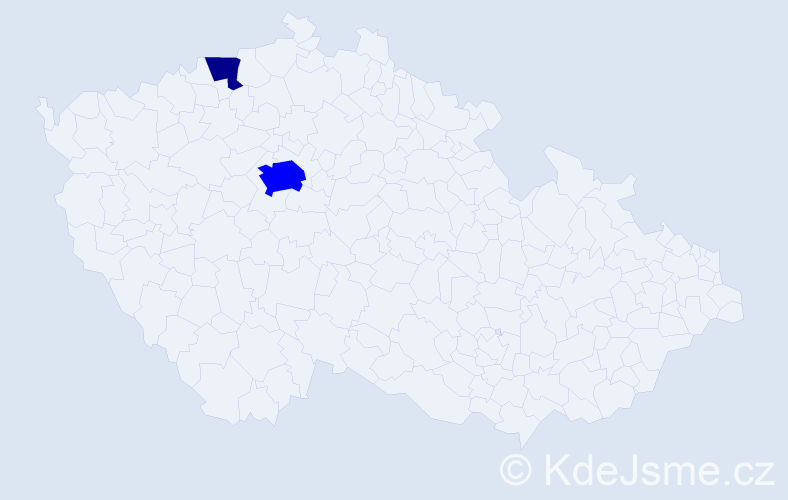 Příjmení: 'Rudneva', počet výskytů 7 v celé ČR